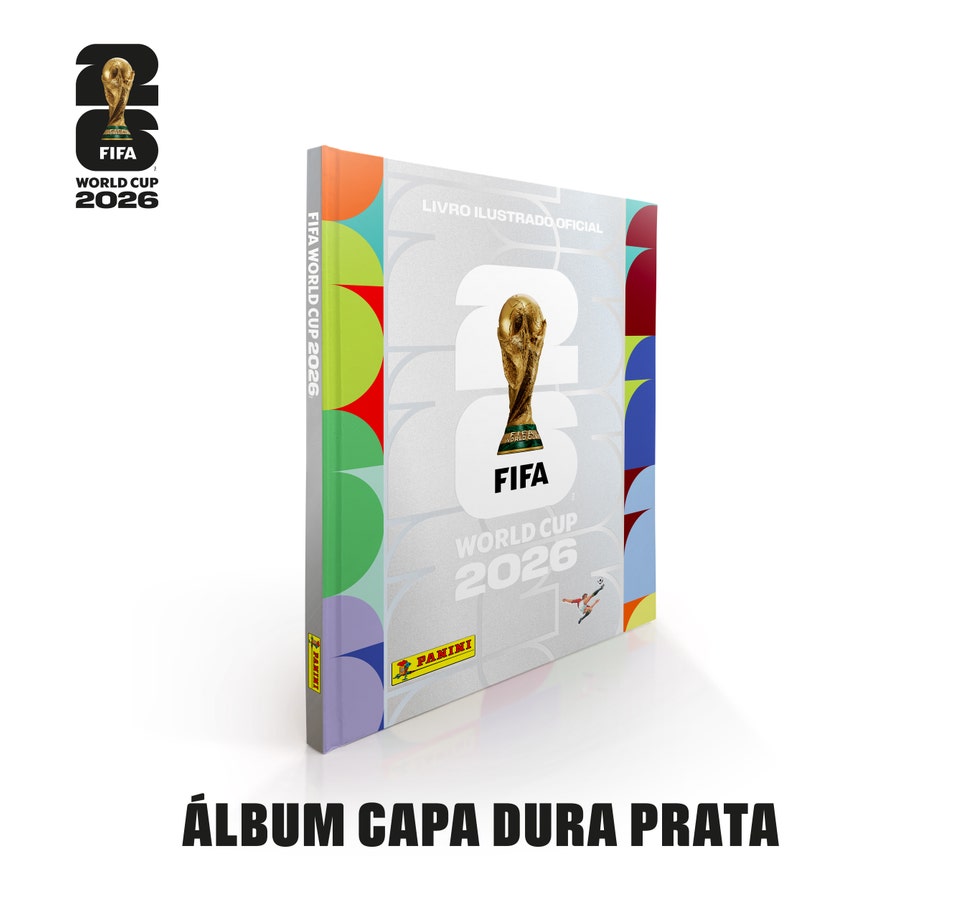 Copa Do Mundo 2026 - Álbum Capa Dura Prata